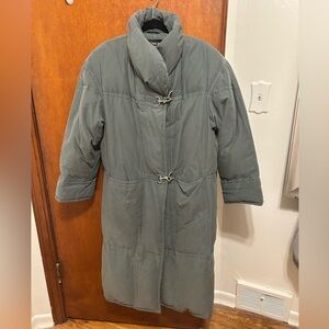 Bromley Sport Down Feather Coat - Sage Green